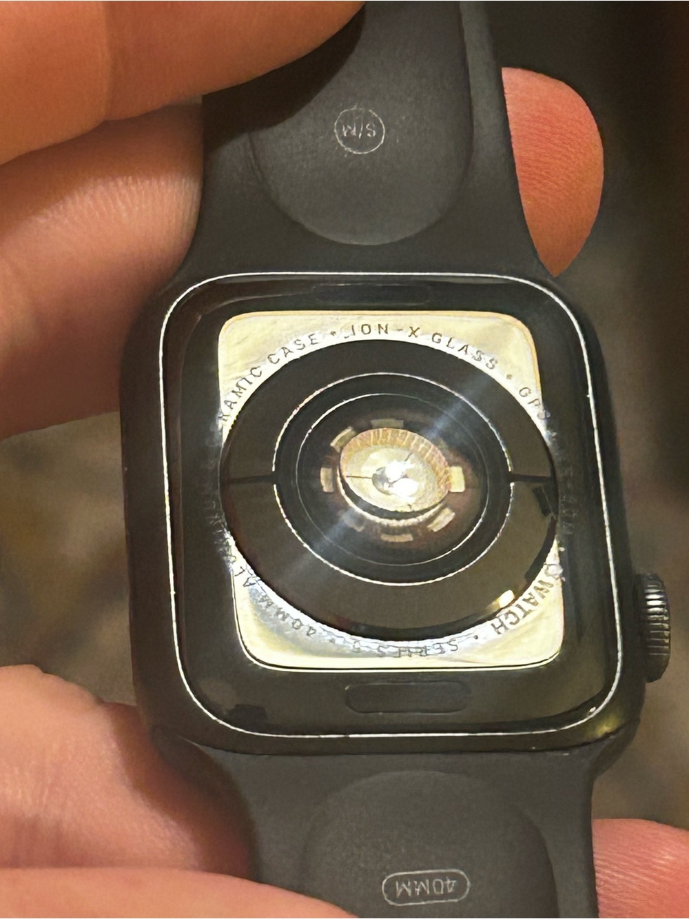 Apple Black Smartwatch with Black Silicone Band - Picture 3 of 7